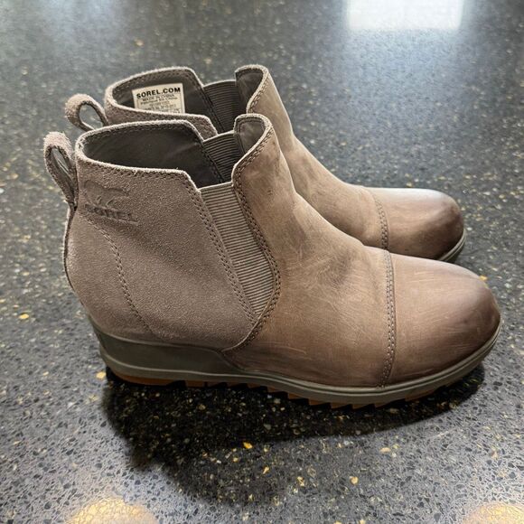 SOREL EVIE II CHELSEA OMEGA TAUPE/GUM - Picture 6 of 10